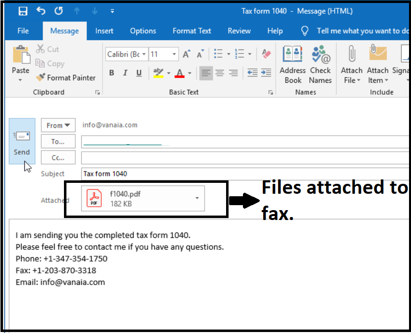 How To Fax From Outlook Email To Fax 