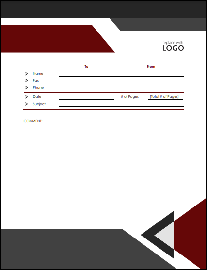 free professional fax cover sheet