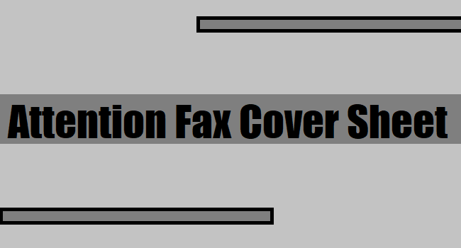 abreviation for attention on fax cover sheet