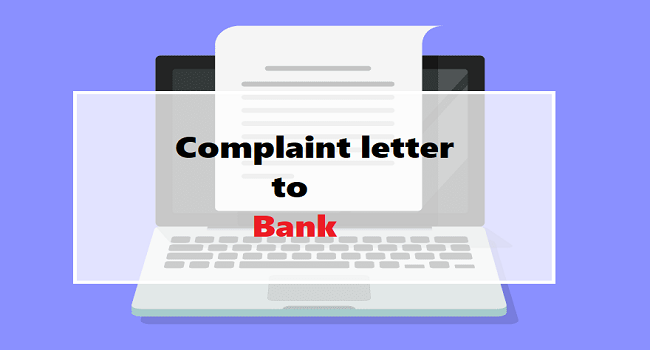 letter to bank