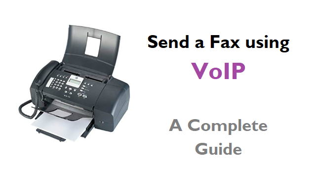 feature send a fax using voip