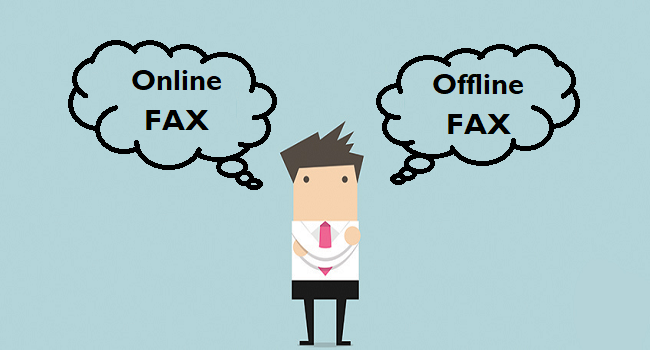 offline vs online fax