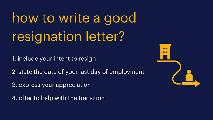 how to write a good resignation letter