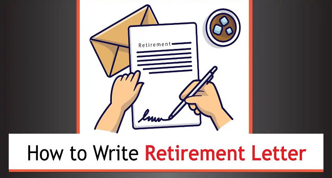 how to write a retirement letter