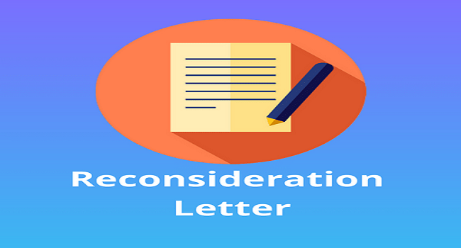 reconsideration letters